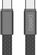 Изображение товара Кабель PERO DC18,  USB Type-C (m) -  USB Type-C (m),  1.5м,  плоский,  3A,  черный [prdc-18ccbl]