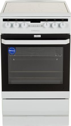 Электрическая плита Hansa FCCW58212, стеклокерамика, белый