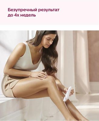 Эпилятор Philips BRE735/00 белый – купить в Ситилинк | 1416101