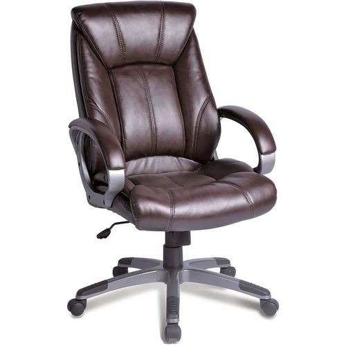 Кресло BRABIX Maestro EX-506, экокожа, до 120кг, коричневый