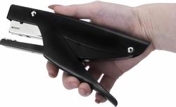 Степлер BRAUBERG Extra Easy Press,  30 листов, 110 скоб,  черный