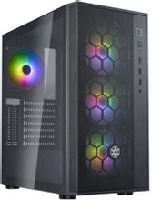 Изображение товара Корпус SILVERSTONE Fara SST-FAR1B-PRO-V2 Midi-Tower с прозрачной боковиной и подсветкой