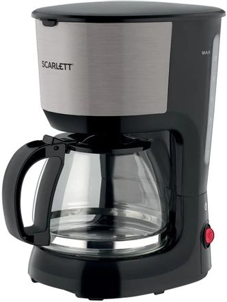 Кофеварка Scarlett SC-CM33011,  капельная,  черный /стальной