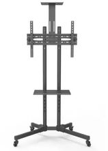 Изображение товара Стойка для телевизора напольная наклонная WIZE M55 32-65 дюймов черная