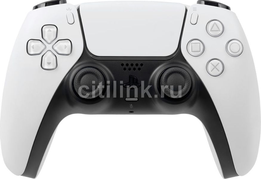 Геймпад беспроводной PlayStation DualSense для PlayStation 5, белый [cfi-zct1w]