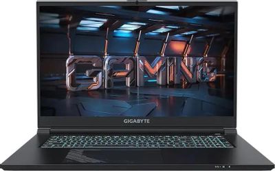 Ноутбук игровой GIGABYTE G7 KF KF-E3KZ213SD, 17.3", 2023, IPS, Intel Core i5 12500H 2.5ГГц, 12-ядерный, 16ГБ DDR4, 512ГБ SSD,  NVIDIA GeForce  RTX 4060 для ноутбуков - 8 ГБ, Free DOS, черный