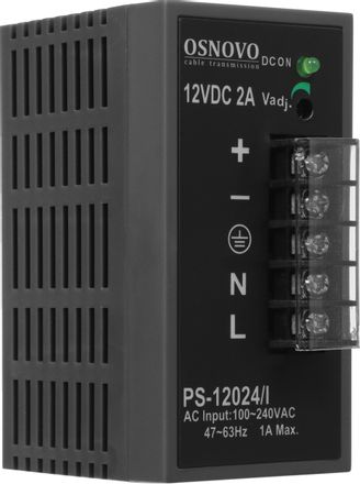 Блок питания AC/DC Osnovo PS-12024/I 24Вт