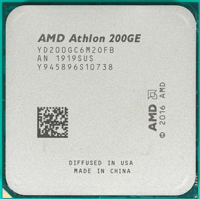 Процессор AMD Athlon 200GE, AM4,  OEM [yd200gc6m2ofb]