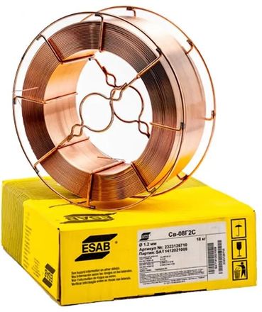 Проволока сварочная ESAB СВ-08Г2С, D1.2мм [2323124600]