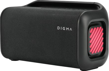 Колонка портативная Digma D-PS1526, 40Вт, черный [dps1526]