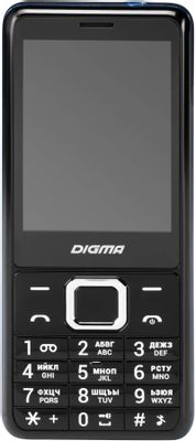 Сотовый телефон Digma LINX B280,  черный