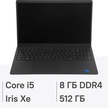 Изображение товара Dell Vostro 3520 ноутбук 15.6 дюймов Intel Core i5 8ГБ SSD Linux Ubuntu черный