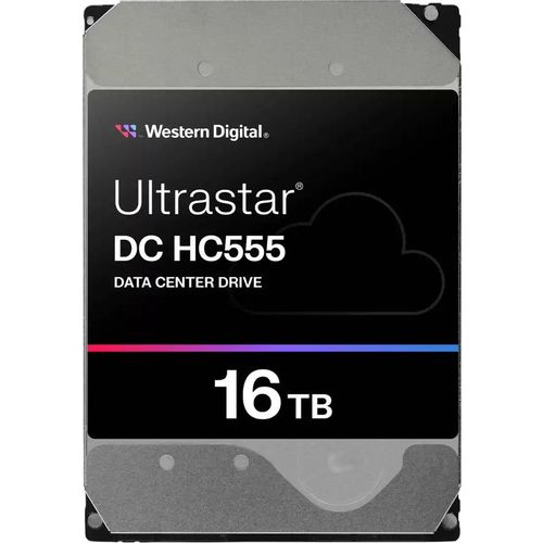 16ТБ Жесткий диск WD Ultrastar DC HC555 WUH722016CL5204, SAS 3.0, 3.5", 7200об/мин [0b47745]