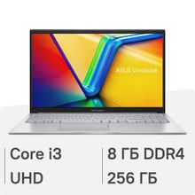 Изображение товара Ноутбук ASUS Vivobook 15 X1504ZA-BQ1478 15.6 IPS Intel Core i3 8GB SSD без ОС серый