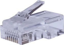 Коннектор SUPRLAN 10-0209-1 UTP кат.5E RJ45 прозрачный (упак.: 10шт)