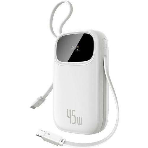 Внешний аккумулятор (Power Bank) BASEUS EnerFill FC31 Digital, 10000мAч, белый [p10082102213-00]