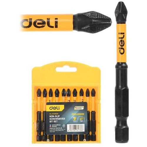 Набор бит Deli DL251065K, Е 1/4, 10шт