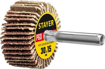 Лепестковый шлифкруг Stayer 36606-060,  универсальный