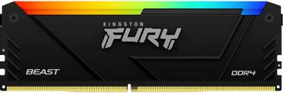 Оперативная память Kingston Fury Beast KF432C16BB2A/16 DDR4 -  1x 16ГБ 3200МГц, DIMM,  Ret
