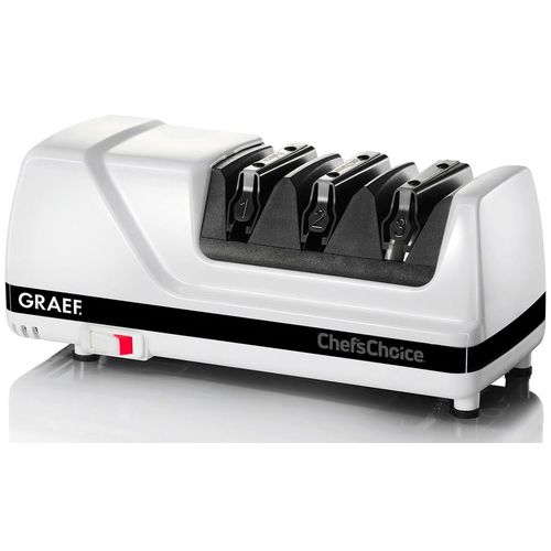 Точилка для ножей GRAEF CC150DE, электрическая, 75Вт, белый