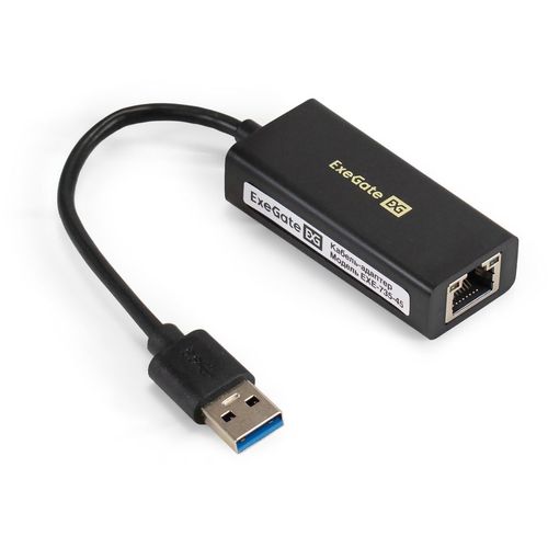 Сетевой адаптер Gigabit Ethernet EXEGATE EXE-735U3-45 USB 3.0 [ex283722rus]
