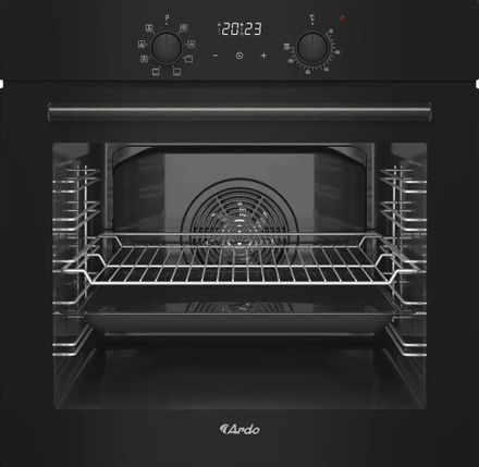 Духовой шкаф электрический Ardo BO18EB2,  79л,  дверца с 3 стеклами,  черный