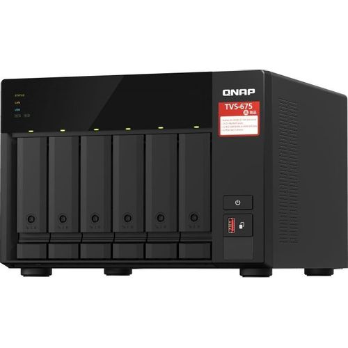 Сетевое хранилище NAS Qnap TVS-675-8G, 6-bay, настольный, Kaixian, KX-U6580