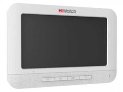 Видеодомофон HIWATCH DS-D100MF,  белый