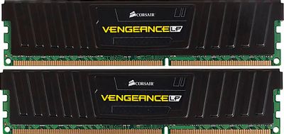 Оперативная память Corsair Vengeance CML16GX3M2A1600C9 DDR3 -  2x 8ГБ 1600МГц, DIMM,  Ret,  низкопрофильная