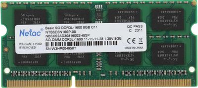 Ddr3l 1600 8gb sodimm hot sale