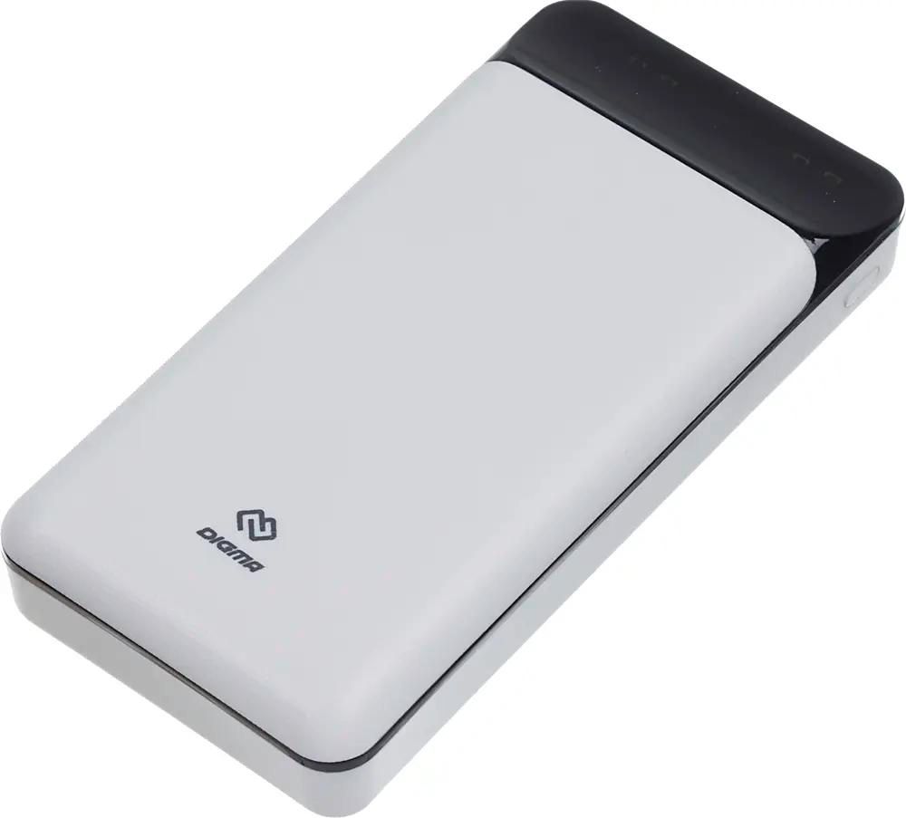 Внешний аккумулятор (Power Bank) Digma Power Delivery DG-20000-PL,  20000мAч, белый [dg-20000-pl-w] – купить в Ситилинк | 1166572