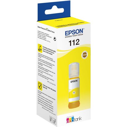 Чернила Epson 112 C13T06C44A, для Epson, 70мл, желтый