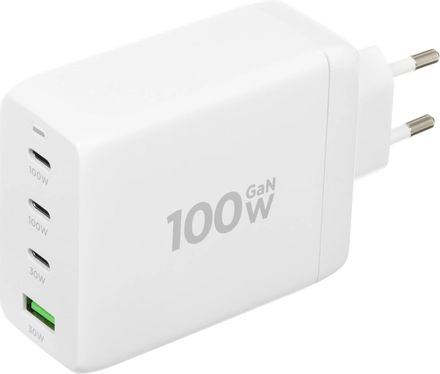 Сетевое зарядное устройство PREMIER PCS3A-66,  USB-A,  3xUSB-C, 100Вт, 3A, черный