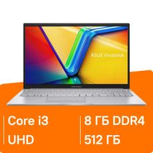 Изображение товара Ноутбук ASUS Vivobook 15 X1504ZA-BQ1104 15.6IPS Intel Core i3 8GB SSD без ОС