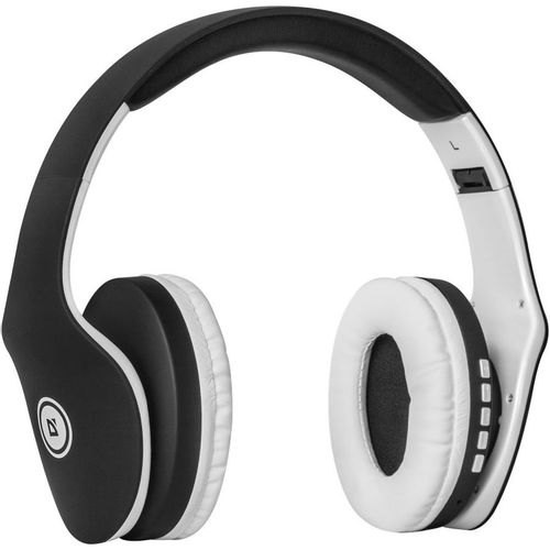 Гарнитура Defender FreeMotion B525, для компьютера, накладные, Bluetooth, черный / белый [63525]