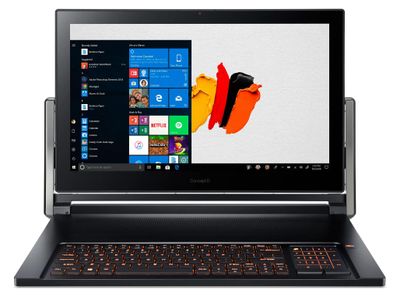 Ноутбук-трансформер Acer ConceptD 9 Pro CN917-71P-98EN NX.C4SER.001, 17.3", Intel Core i9 9980HK 2.4ГГц, 8-ядерный, 32ГБ DDR4, 1ТБ +  1ТБ SSD,  NVIDIA Quadro  RTX 5000 - 16 ГБ, Windows 10 Professional, черный