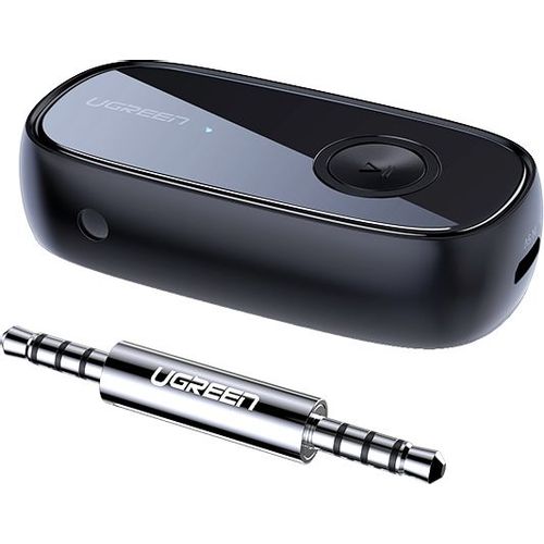 Bluetooth-аудиоадаптер UGREEN CM279 BT 5.0+EDR 3.5mm, 10м, черный [70304]