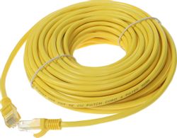 Патч-корд CABLEXPERT PP10-15M/Y литой (molded), UTP, кат.5E, 15м, желтый