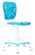 Изображение товара Кресло детское Бюрократ CH-W204/F, на колесиках, ткань, голубой [ch-w204/f/stick-bl]