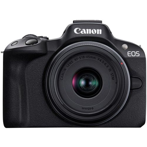 Беззеркальный фотоаппарат Canon EOS R50 kit ( RF-S 18-45mm IS STM), черный [5811c031]