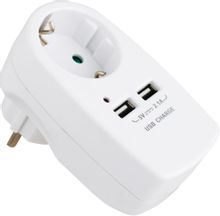 Адаптер-переходник Старт С/А SA 1-ZD-2USB, белый [15606] – купить в ...