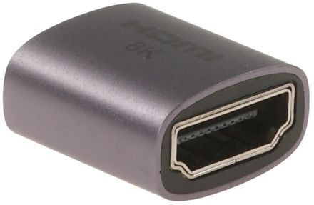 Адаптер аудио-видео UGREEN HD159,  HDMI (f) -  HDMI (f),  0.05м, ф/фильтр,  серый [90592]