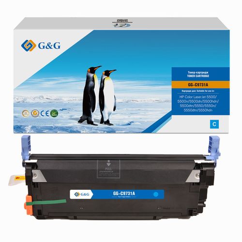 Картридж G&G GG-C9731A, C9731A, голубой / GG-C9731A