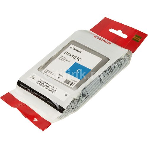 Картридж Canon PFI-107C, голубой / 6706B001