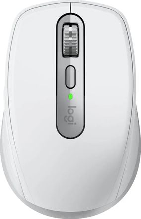 Мышь беспроводная Logitech MX Anywhere 3S, Bluetooth/Радио, оптическая, USB, USB-C, 8000dpi, светло-серый [910-006939]