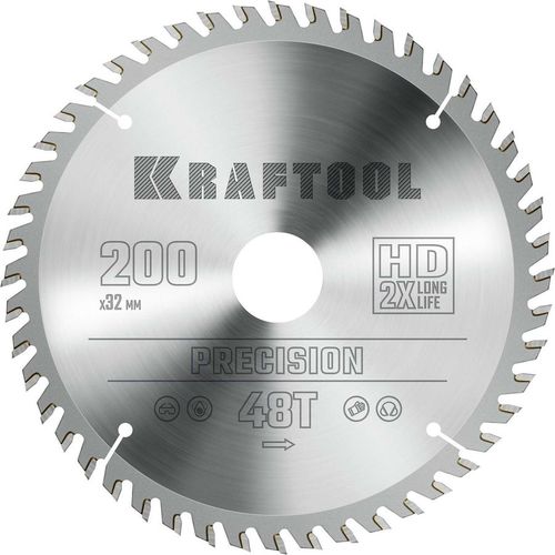 Пильный диск Kraftool 36952-200-32, 200мм, 32мм, по дереву