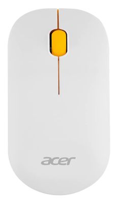Мышь Acer OMR200, оптическая, беспроводная, USB, желтый [zl.mceee.020]