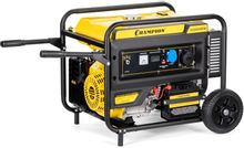 Изображение товара Бензиновый генератор CHAMPION GG5000EW 5.5кВт 220/12 В мобилен на колесах