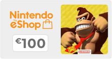Изображение товара Пополнение игровой валюты Nintendo eShop 100 EUR для региона Европа