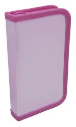 Пенал Silwerhof 850960,  Gems,  1 отделение,  форма прямоугольная, розовый